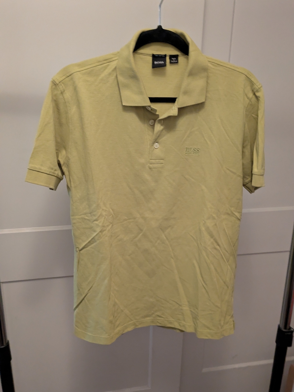 Hugo Boss Pale Yellow Men’s Polo Shirt